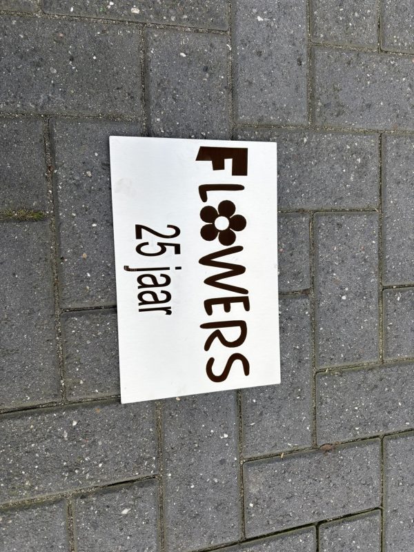 Naamborden rechthoekig - RVS