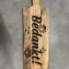 Gepersonaliseerde Borrelplank bedankt