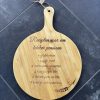 Gepersonaliseerde Borrelplank Rond