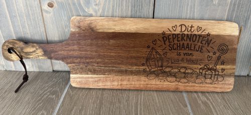 Pepernoten plankje - gepersonaliseerd